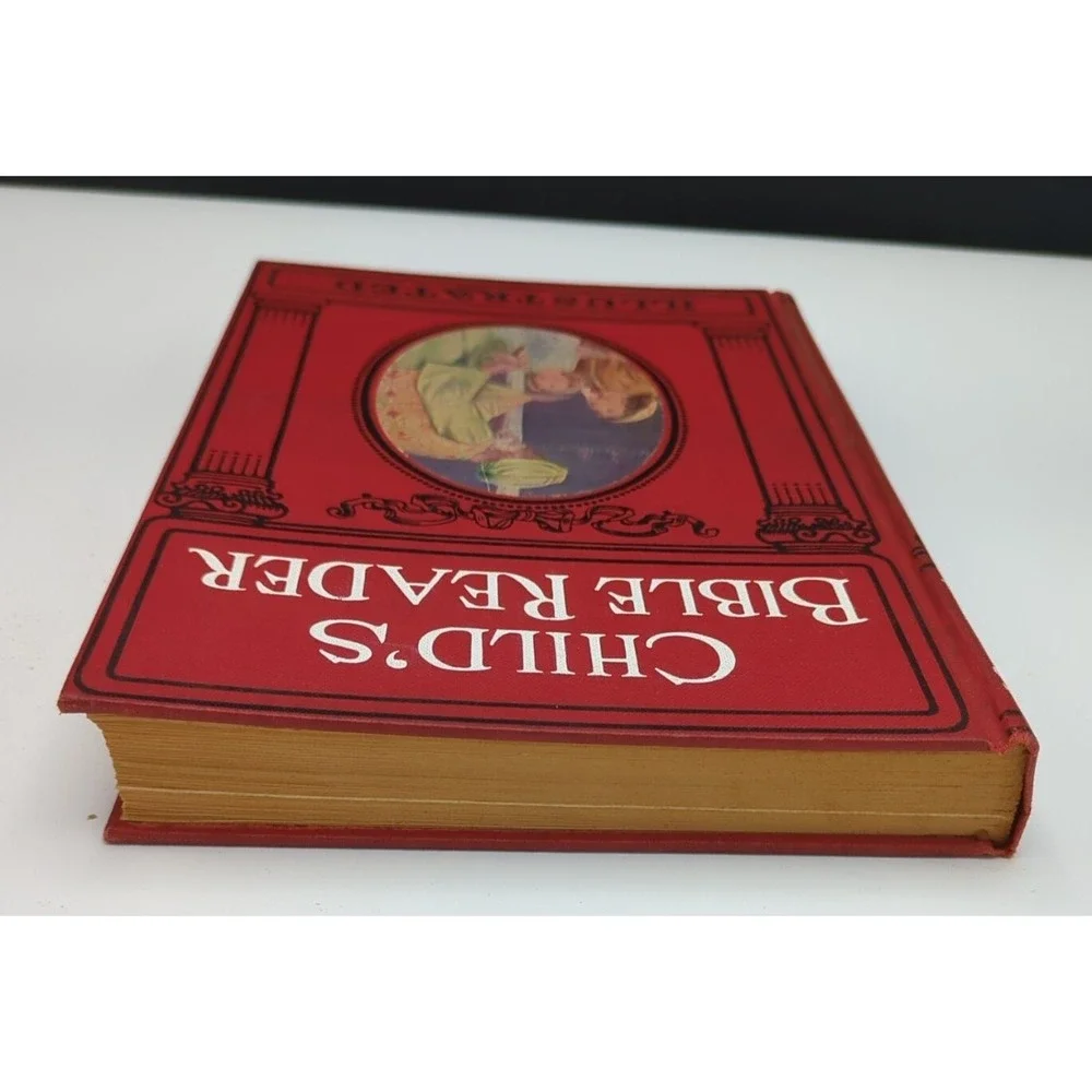 VTG 1962 Child's Bible Reader Illustrated With Color Plates By‎ Charlotte Yonge
